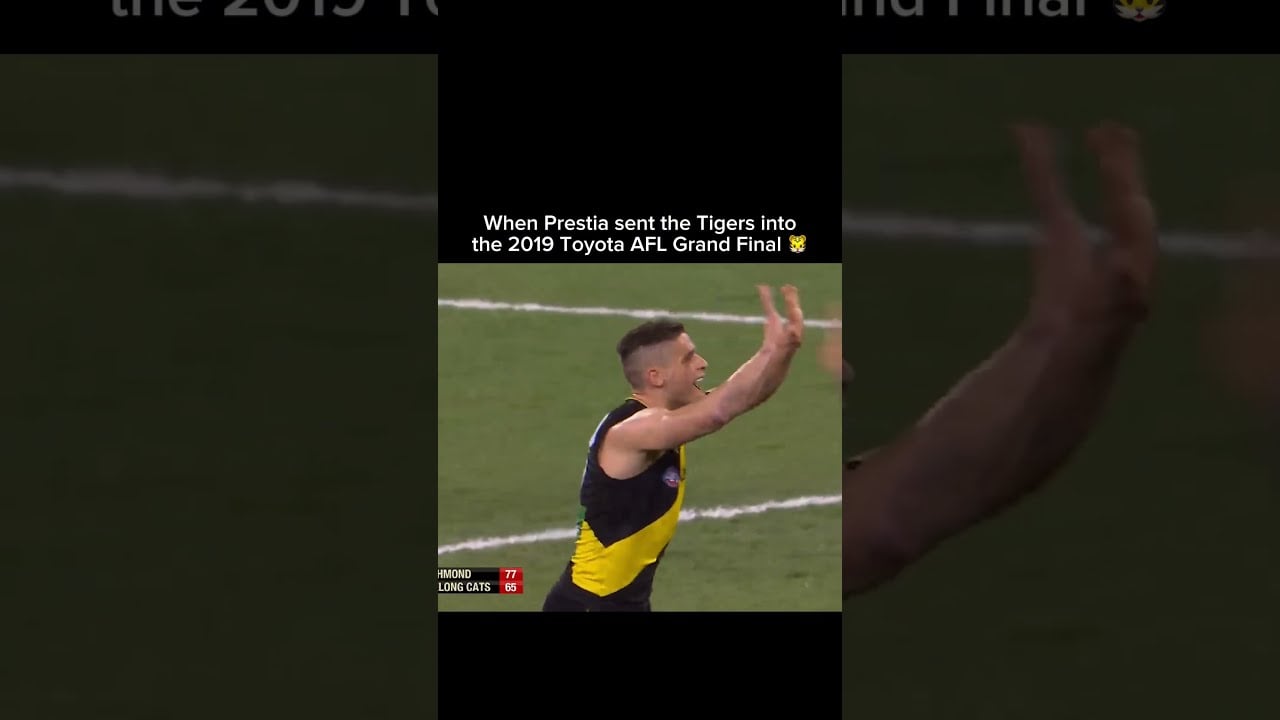 The 'human meatball' sends Tigers to the GF 🏆 #afl #football #tigers