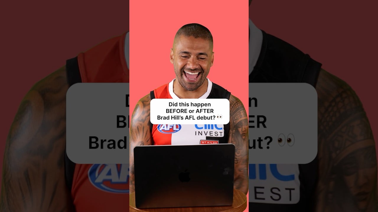 A lot has changed since Brad Hill’s debut 😅