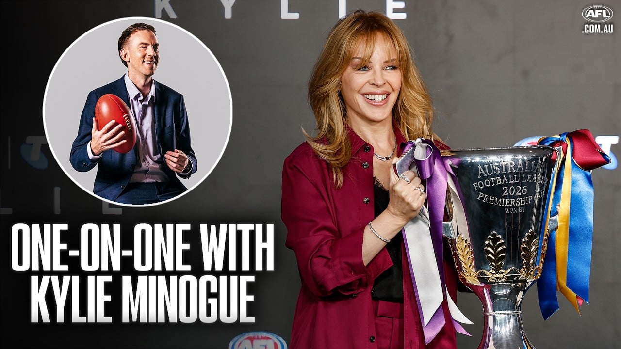 EXCLUSIVE: Kylie and Cal talk post-goal songs, ‘The Wiz’, Glastonbury-like MCG
