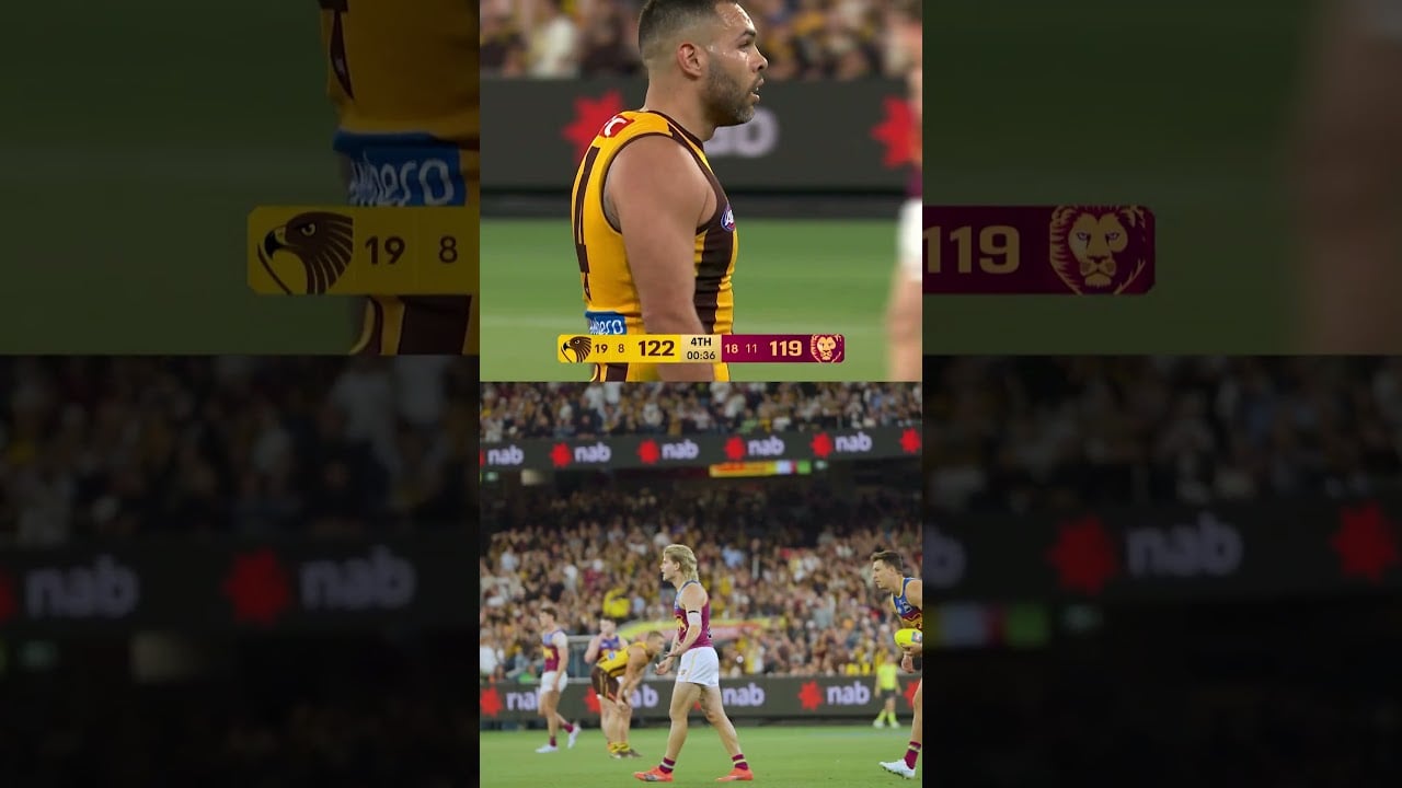 The moment Hugh McCluggage put the Lions in front with seconds remaining 🎥