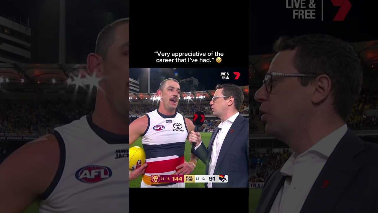 Taylor Walker's last interview as a player 🥺 #afl #footy