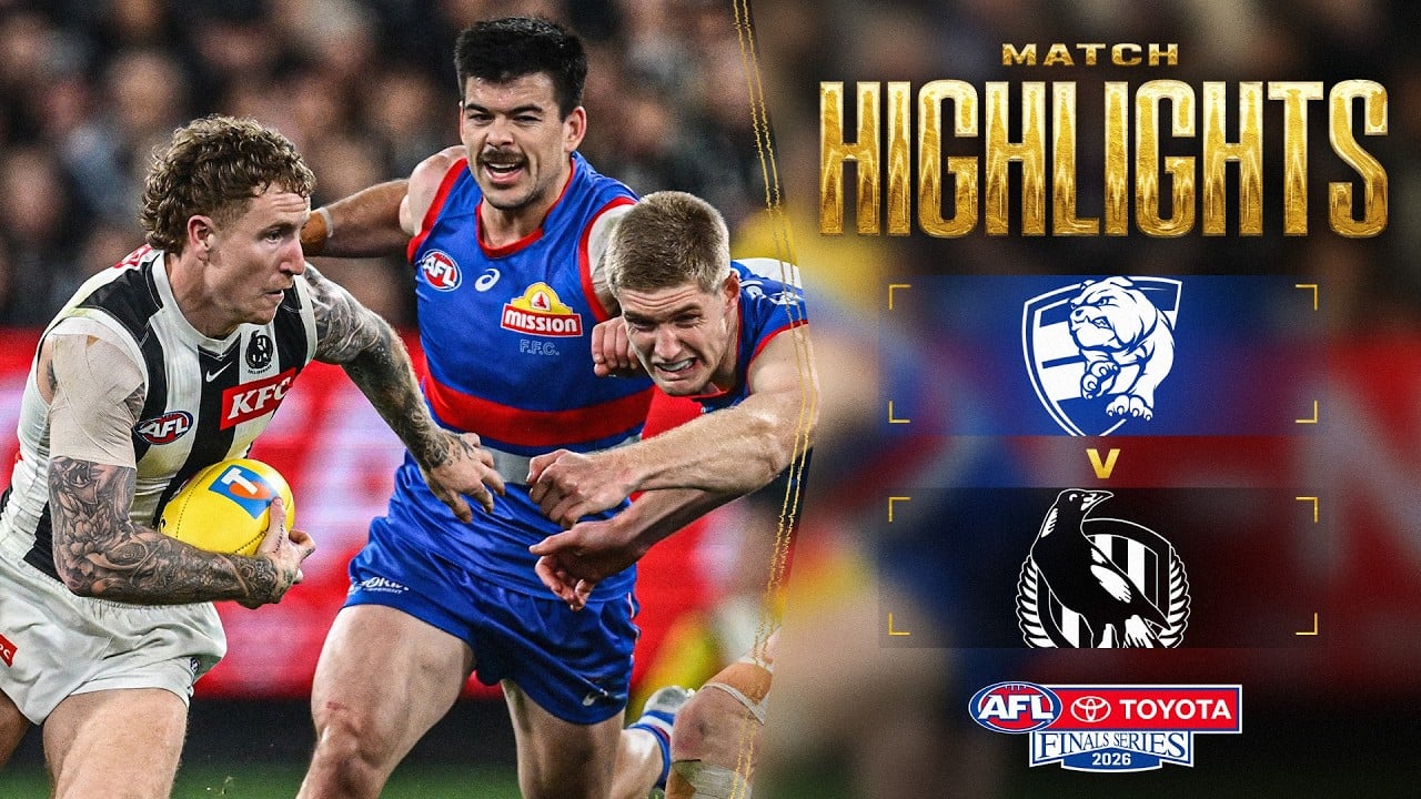 Western Bulldogs v Collingwood Highlights | Wildcard Finals, 2026 | AFL