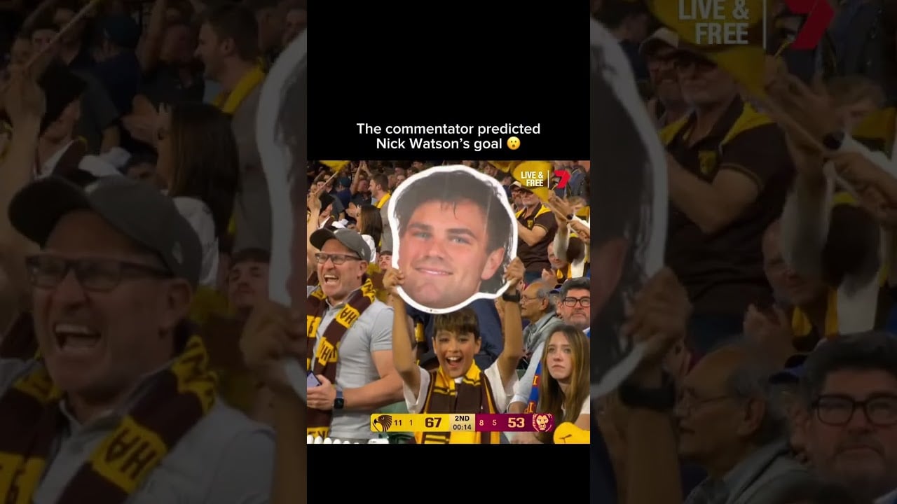 How did he know? 🔮 #afl #footy
