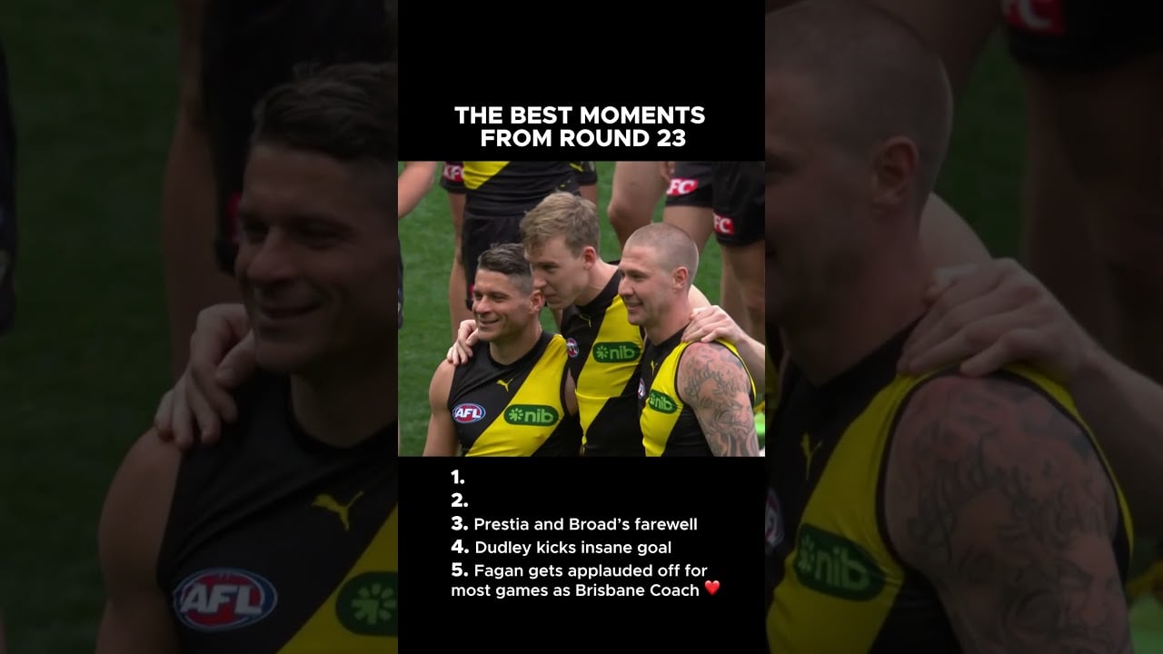Two draws in one round is crazy 🤯 #afl #footy