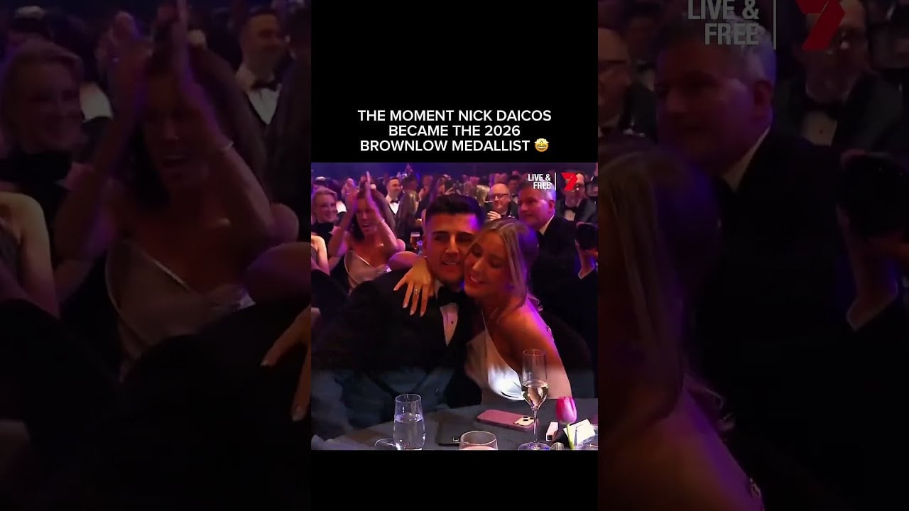 Daicos finally has his Brownlow Medal 👏 #afl #footy
