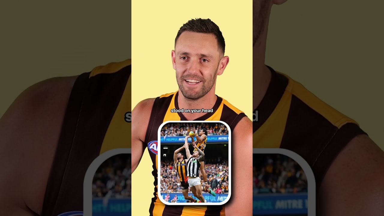 'Dad was MORE nervous than me' 😅 #afl #footy #jackgunston