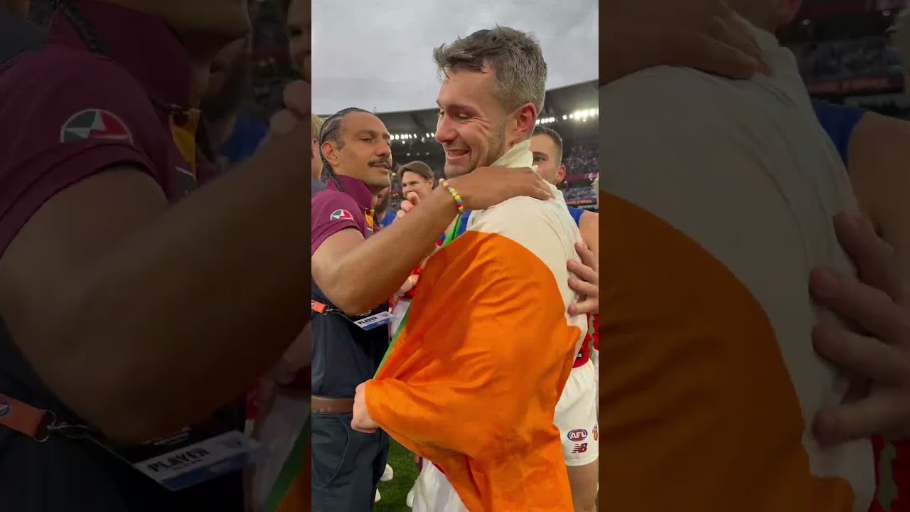 There's nothing like national pride 🥹 #afl #premiers #ireland