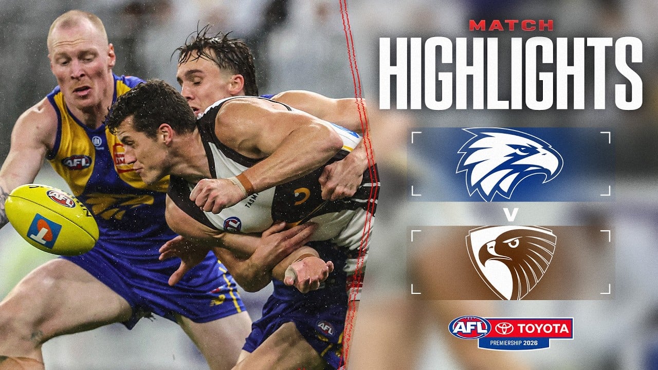 West Coast Eagles v Hawthorn Highlights | Round 24, 2026 | AFL
